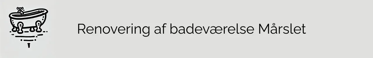 Renovering af badeværelse Mårslet